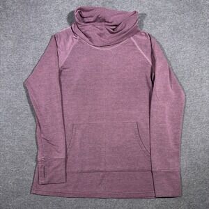 Kuhl‎ Pullover Womens Small Purple Alea Cowl Neck Long Sleeve Pullover Stretch